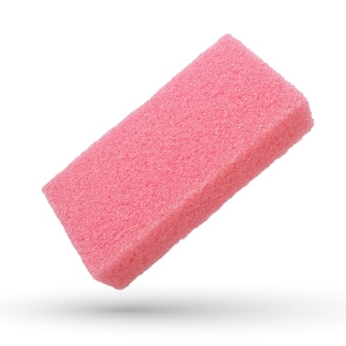 LaRosa PUMICE SPA Éponge Ponce Intégrale – Rose avec Texture Rugueuse