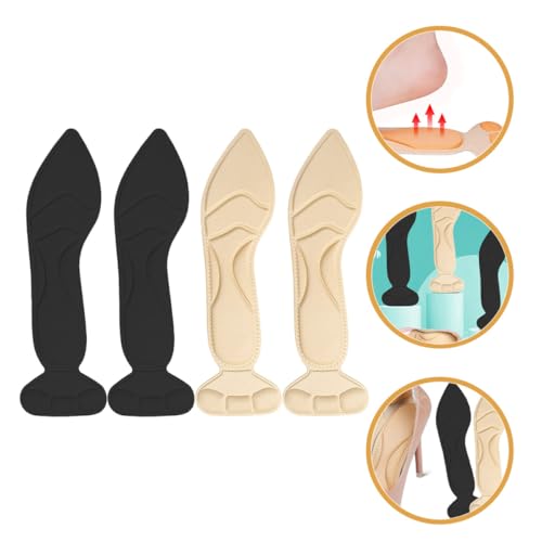 2 pares de plantillas de espuma para tacones altos para mujer miniatura 4