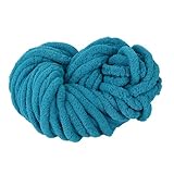 Photo Gallery perfeclan filato di ciniglia filato super ingombrante filato spesso lavabile fibre acriliche per letto all uncinetto bracciolo per lavoro a maglia, blu denim Photo Gallery perfeclan filato di ciniglia filato super ingombrante filato spesso lavabile fibre acriliche per letto all uncinetto bracciolo per lavoro a maglia, blu denim