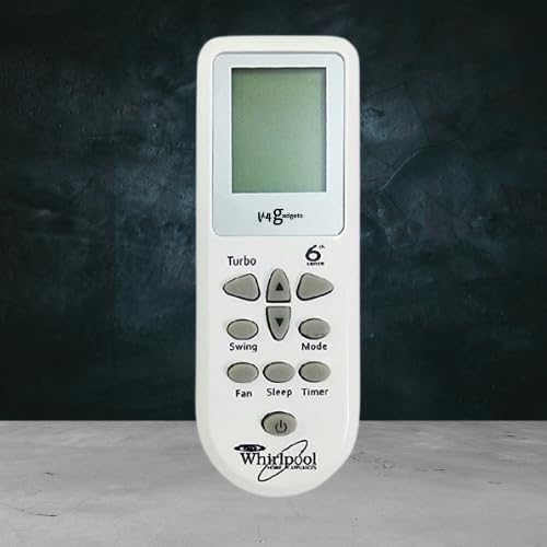 V4 Compatible for Whirlpool YY84-6th Sense AC Remote (B0C3RWYP6L) Amazon Price History, Amazon Price Tracker