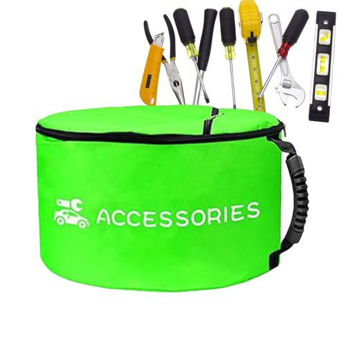 Schlauchaufbewahrung | Wasserdichter Abwasserschlauch Tragetasche,Doppelreißverschluss Tasche Für Zubehör Campingbedarf Elektrokabel