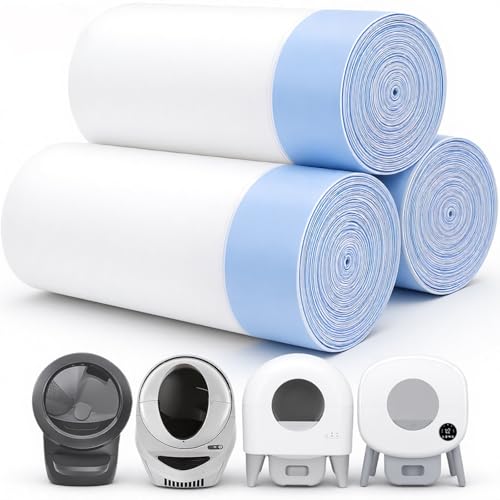 45 Count Automatic Litter Box Bags Compatible with Litter-Robot 3/4/5