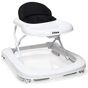 INFANS Foldable Baby Walker for Boys and Girls, 2 in 1 Toddler Walker Learning-Seated or Walk-Behind, Adjustable Speed…