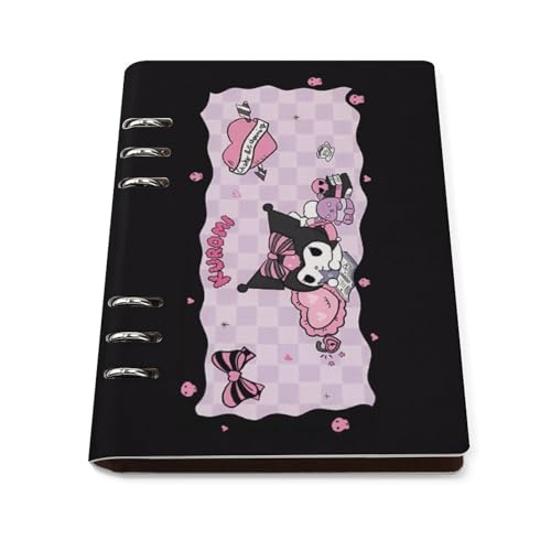 ノート クロミ メモ帳 バインダーノート A5 6穴 90枚 てちょう ハードカバー メモ ンダー A5サイズ 横罫線 ??本 文房具 オフィス用品 ルーズリーフ 学生 キャンパス おしゃれ プレゼント 贈り物