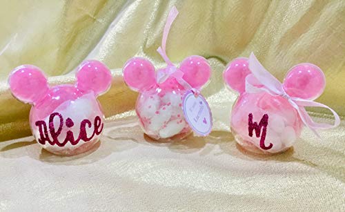 Bonbonnière Minnie en plexiglas, idéale pour naissance, baptême ou communion.
