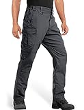 MAGCOMSEN Fishing Pants for Men with Pockets Quick Dry Tactical Pants Breathable Cargo Pants Outdoor Pants Work Pants Dark Grey