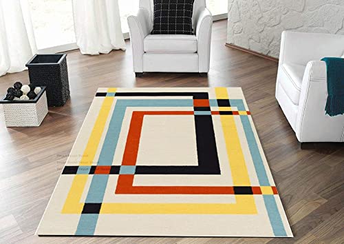 Image of Soft Pure Woolen Modern Collection Tufted Carpet for Living Room,Bedroom'Kitchen and Hall (7 X 10) Feet