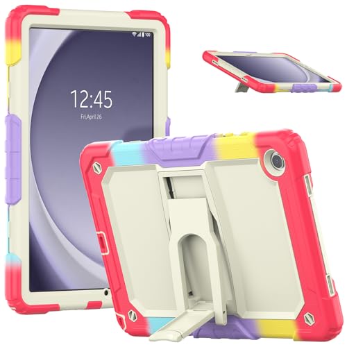 Coque Samsung Galaxy Tab A9 Plus antichoc 11 pouces avec protection écran rouge