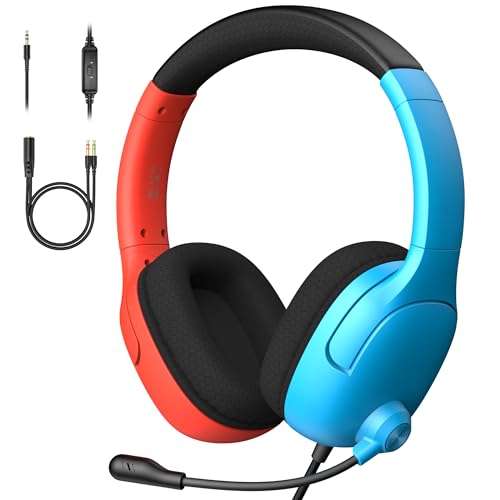 Gaming Headphones Compatible with Nintendo Switch, Clear Stereo Audio and Soft Cushioned Comfort