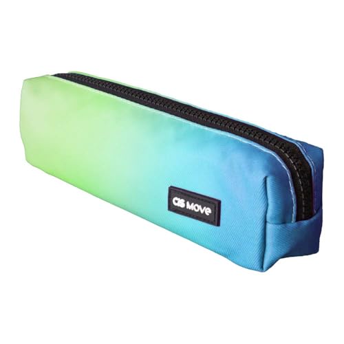 Estojo Escolar CIS Move, Verde/Azul, 1 unidade