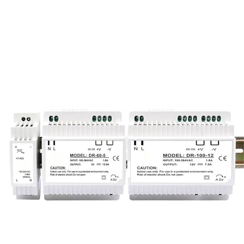 Alimentation à découpage petit volume DR-100-24 pour domotique et tableau