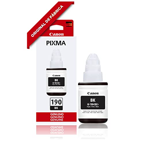 Refil de Tinta Canon Gi-190 P/ G1100 G2100 G3100 e G3102 7.000 Pags