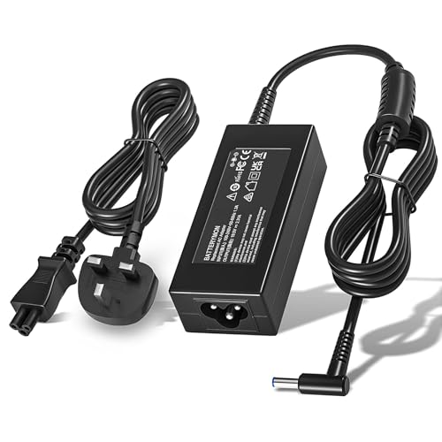 SCOVEE 45W HP Laptop Charger,Compatible HP Portable Power Adapter for Notebook 13/14/15,Stream 11/13/14,Pavilion 11/13,EliteBook 840/850,Pavilion X360,ProBook 430 And all(4.5mm*3mm) Laptops