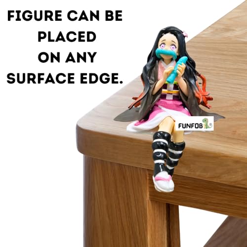 Image of FUNFOB Anime Action Figure Height-14.5cm Collectible for Anime Figures PVC Multicolour | Nezu Perching