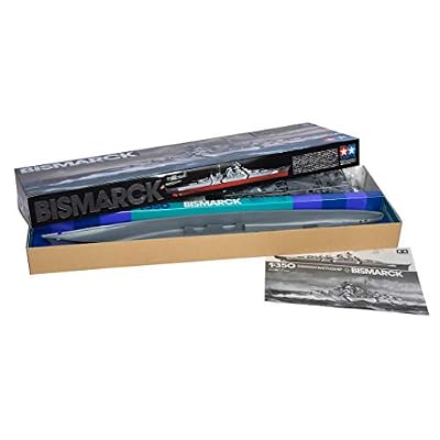 Tamiya 78013 1/350 German Battleship Bismarck Plastic Model Boat Kit