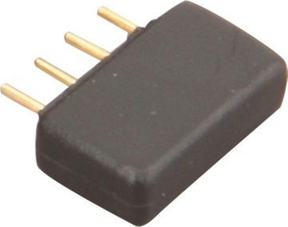 MaximLighting 53264 StarStrand - 0.5 Inch 4-Pin Male End Cap (Pack of 10), Black Finish