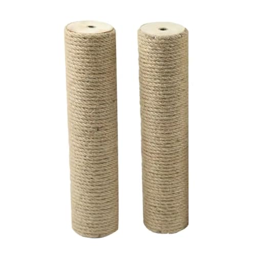 Generic 3-CMDL 1Pc Cat Scratching Post Cat Tree Sisal Solid Wood Diy Cat Climbing Frame Replacement Post Accessories Kitten Toy Pet Furniture thumb #2