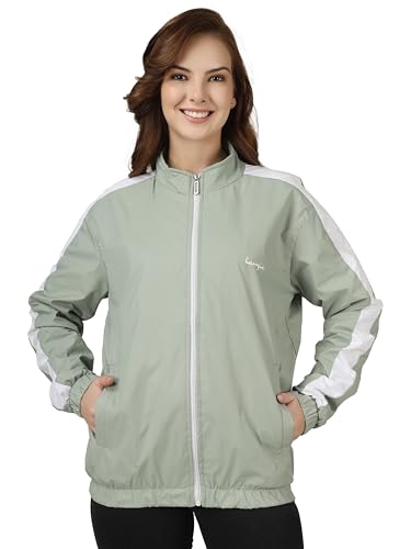 Image of Lavozia women jacket Women's Travel Nylon Solid Plain Sports Gym Workout Running Travel Trekking and jacket for Women