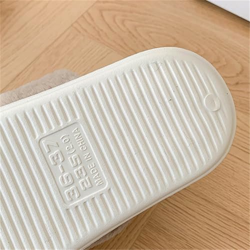 Epsion Women's Cute Funny Cartoon Slippers Comfortable Furry Home Shoes Soft Plush Slipper4