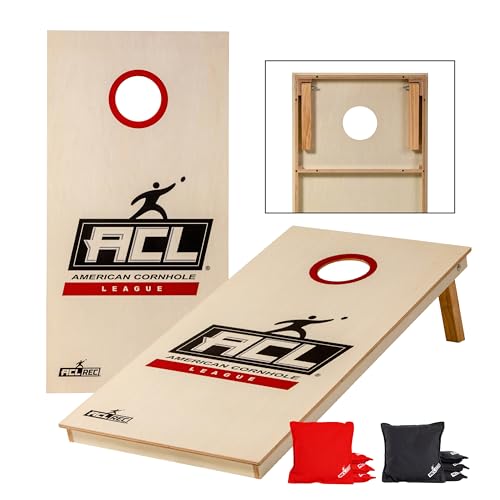 ACL® Official 2' x 4' Cornhole Boards - Premium Surface - Durable, Sturdy Construction - Perfect for Backyard & Competitive Play