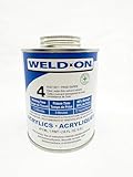 Weld-On 4 Pint, DCM & TCE Free Formula, Acrylics Adhesive