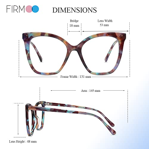 Image of Firmoo 2023 Cat Eye Blue Light Blocking Reading Glasses 3.0, Readers Anti Glare Bluelight Blocker Computer Eyeglasses New Pattern (Shirley20209)