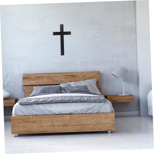 Cruz de madera BESTYASH colgante cristiano para bautizos y comunión 7
