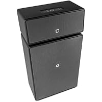 Audio Pro Altavoz Bluetooth y WiFi Inalámbrico Multiroom Muy Potente - Speaker Grande 300W con Sonido de Música en Directo - Bafle con Ecualizador Drumfire Blackstar Edition - Black