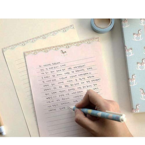 Qinglanjian 48 Cute Writing Paper Letter Stationary Set With 24 Envelopes #TOP4