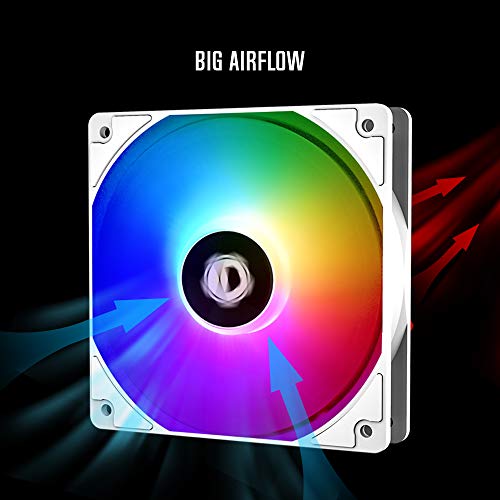 Snapklik.com : XF-12025-ARGB-TRIO-SNOW 3 Pack Case Fan 120mm Cable ...