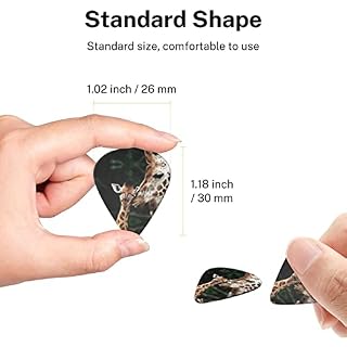 Ensemble de 6 médiators de guitare deux girafes pour guitare acoustique, guitare électrique, basse, ukulélé – fin, moyen… - Les Beatles, Paul McCartney, John Lennon, RIngo Starr, George Harrison Ensemble de 6 médiators de guitare deux girafes pour guitare acoustique, guitare électrique, basse, ukulélé - fin, moyen… – Image 7