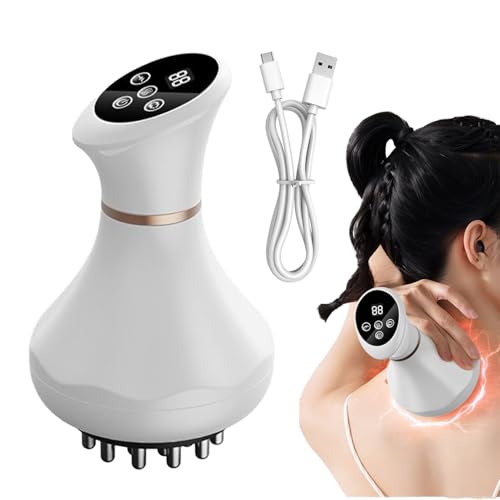 Massageurs Corporels pour les Muscles - Massageur Vibrant Sans Fil avec Chaleur | Appareil De...