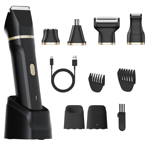 MIFXIN Recortadora corporal 5 en 1 para hombre, accesorios de cable de datos USB (accesorios)