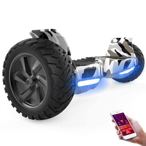 GeekMe Hoverboards Offroad 8.5 Zoll, SUV Hoverboards mit APP, Bluetooth Lautsprecher, Doppelmotor,...