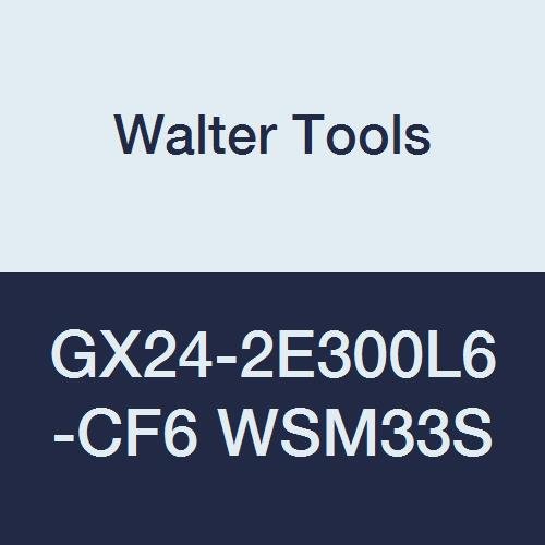 GX24-2E300L6-CF6 WSM33S Carbide Tiger-Tec Grooving Indexable Turning Insert, 0.008" Corner Radius (Pack of 10)