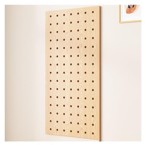 Lochwand-Organizer-Paneele. Wandmontiertes Holz-Organizer-Set – Vielseitige Lochwandpaneele für die Aufbewahrung in Garage und Bastelraum, robuste Werkzeugpräsentations- und Organisationslös