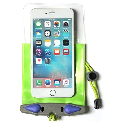 Aquapac Waterproof Phone Case Plus Green Cover