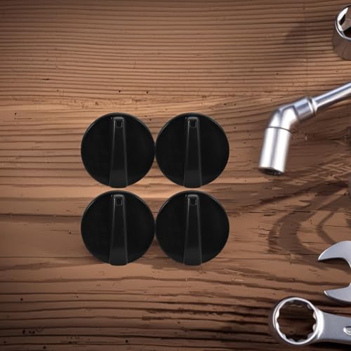 4 piezas de botones de control de temporizador para olla de presión eléctrica para horno y estufa de gas, botones de temporizador resistentes de plástico compatibles con partes de horno eléctrico miniatura 4