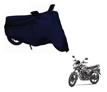 Auto Hub Waterproof Bike Body Cover for Honda CB Shine - Navy