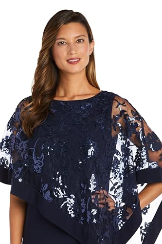 Image of R&M Richards Women's Luna Shine Lace Gown