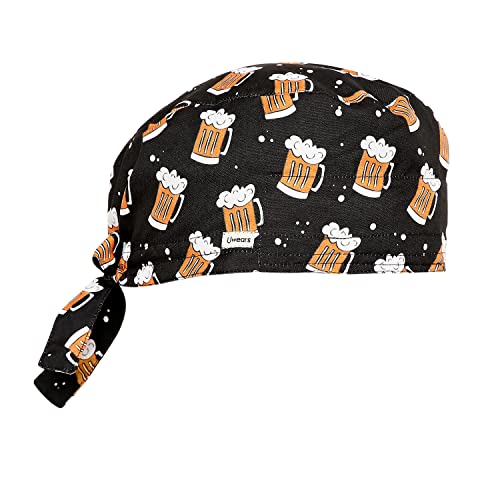 Image of Associated Uniforms Printed Scrub Cap Unisex with Sweat Band