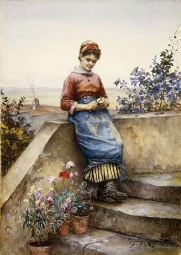 Carteles artísticos de Daniel Ridgway Knight para regalo de inauguración de casa