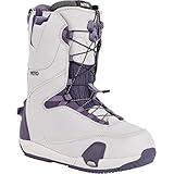 Nitro Damen Snowboards CAVE TLS ’23 Step ON All Mountain Freestyle Freeride Schnellschnürsystem Boot Snowboardboot, Lilac-Purple, MP 24,0 // EU 37 1/3 // US 6,5