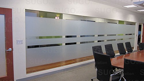 Sugo 2FT x 50FT Premium Frosted Film Home Privacy Bedroom Bathroom DIY Window Tint Glass Sheet Static Cling