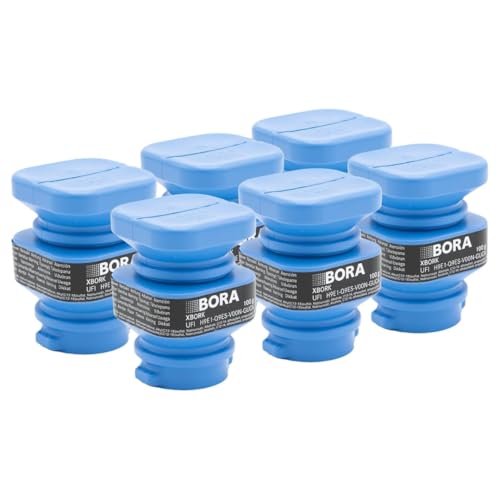 BORA 6 Cartuchos de Limpieza para Horno de Vapor BORA X BO, autolimpiante, Cartuchos de Doble cámara, Accesorios de Limpieza, XBORK/6