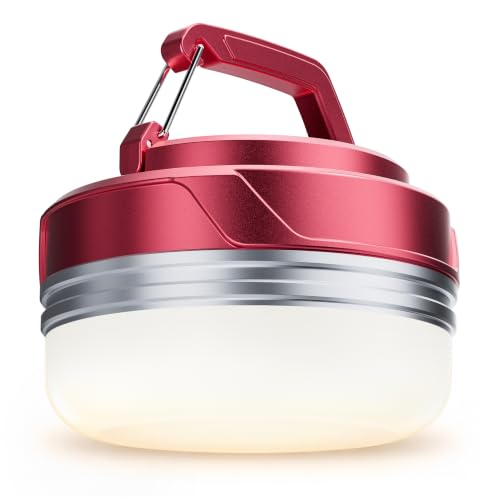 Camping-Lantern-USB-C-Rechargeable-Magnetic-Light-Red Camping Lantern, USB-C Rechargeable Magnetic Light, Red - Image 1
