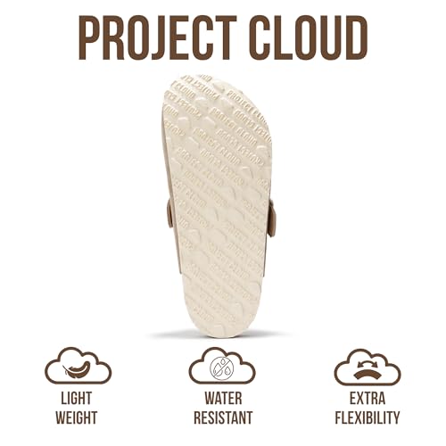 Image of Project Cloud 100% Genuine Leather Footbed Clogs for Women - Memory Foam Arch Support Slippers for Women - Trendy Slip-ons Women's Mules & Clogs Sandals