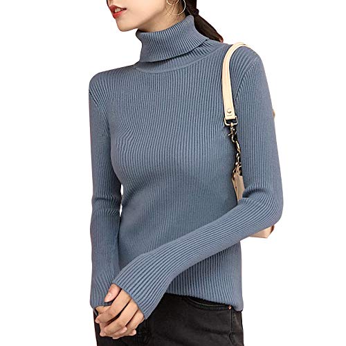 レディースセーター タートルネック 