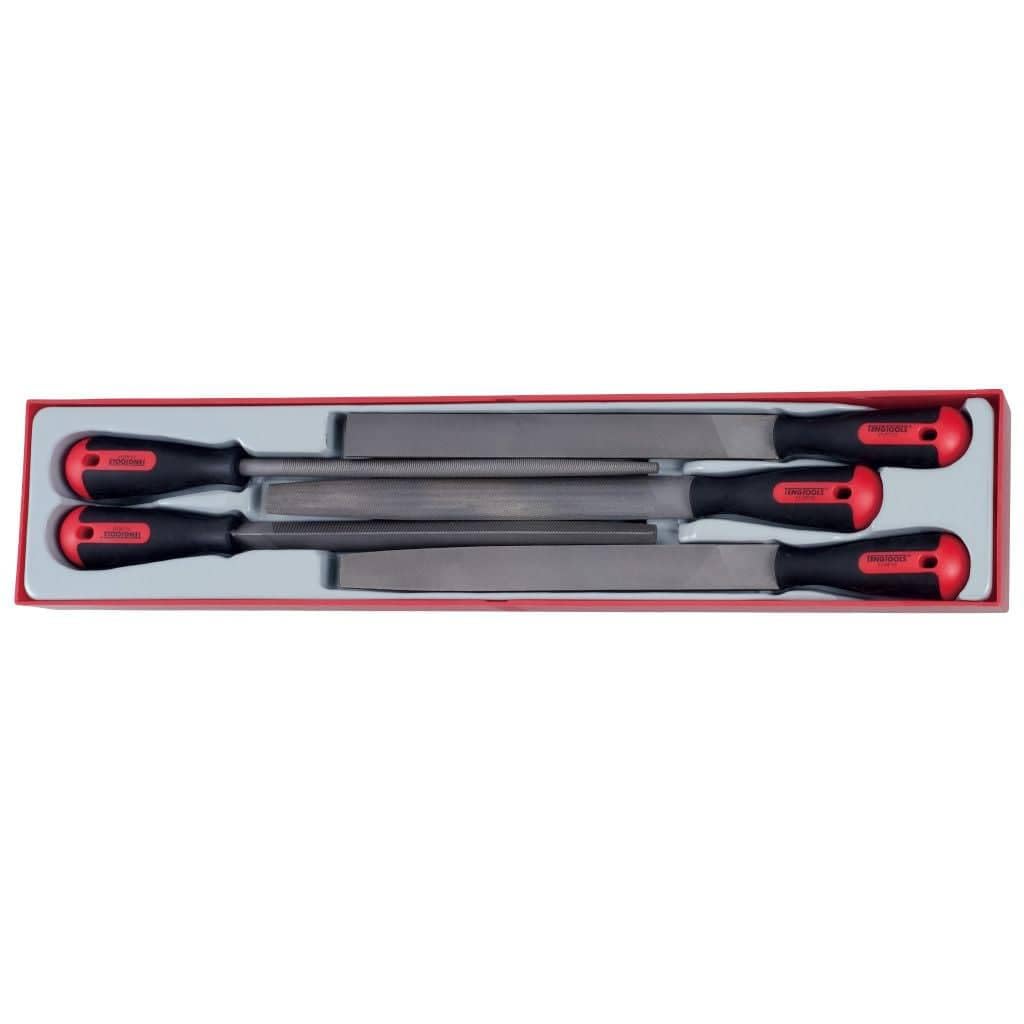 Tengtools TTXF05 – Set Di 5 Lime A Mano Professionali, 250 Mm, Con Vassoio TC Control System - 2
