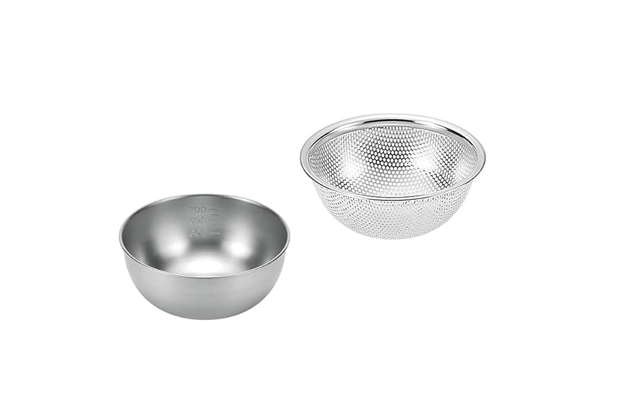 ステンレス製調理用ボウル22個 ステンレスボウルザル２個セット Amazon.co.jp: [LINSHIN]ざる ボウル セット ステンレス鋼